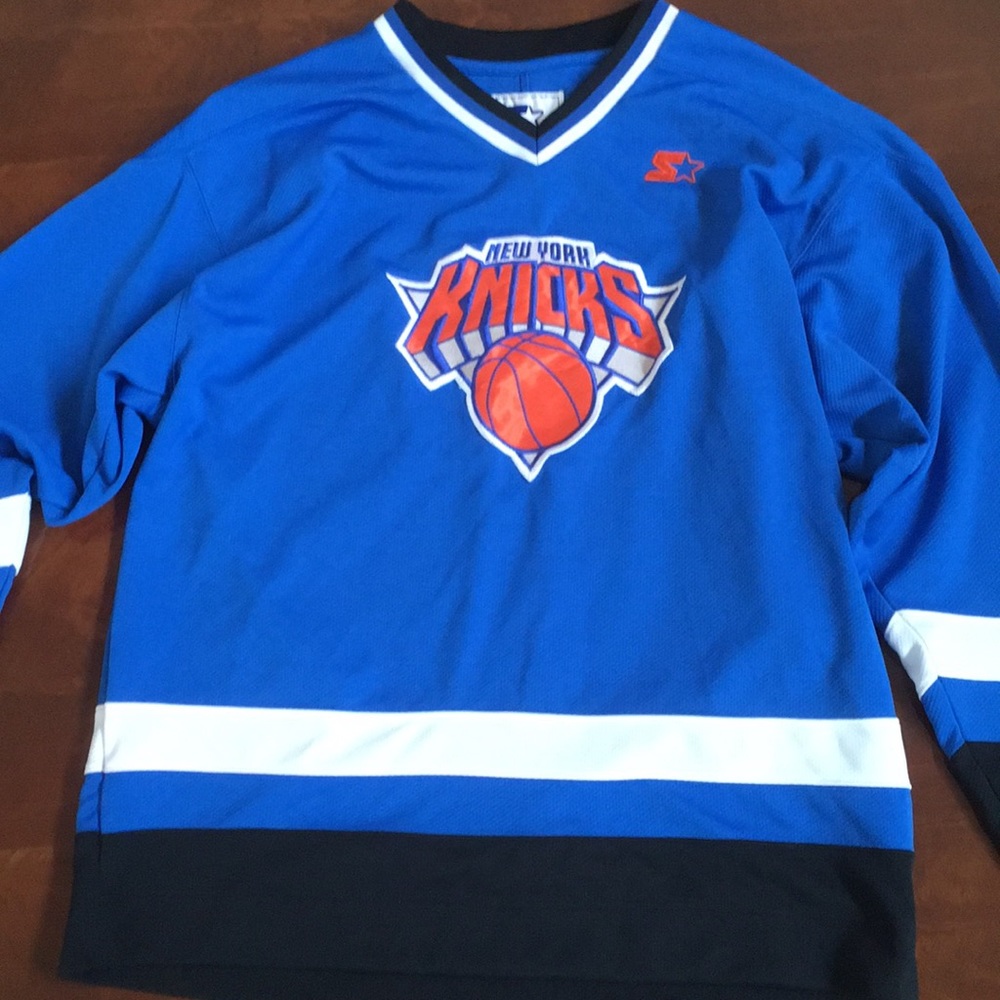 New York Knicks hockey jersey